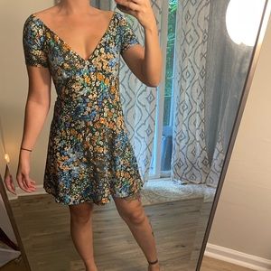Mini floral dress